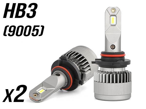 Ampoule LED HB3 9005 Ventilée spéciale Moto et Scooter - Technologie Tout  en Un
