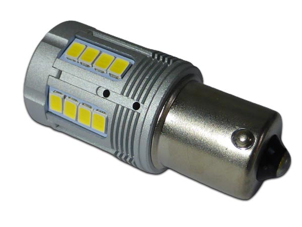 Ampoule CANBUS 18 LED SMD - BA15S / P21W / 1156 / T25 - Blanc