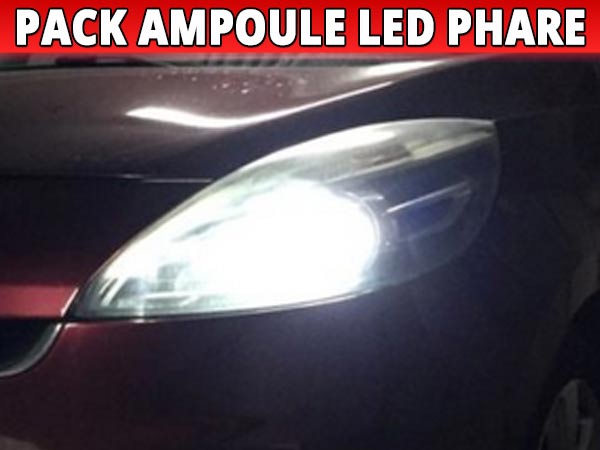 Paire Lampes Ampoules H7 LED Homologué Pour Audi A3 8P 2003> Osram