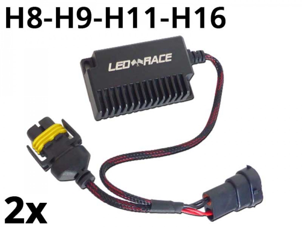 Boitiers anti-erreur ODB pour Kit LED Haute Puissance H4 auto et moto.