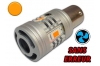 Ampoule Led P21W / BA15S 24 SMD 3030 Ventilée- Orange - CANBUS