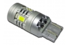 Ampoule Led W21/5W / 7443 4 SMD 3570 Ventilée- Orange - CANBUS