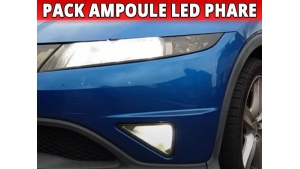 Pack Ampoules LED Phares Homologuées E9 pour Honda Civic 8