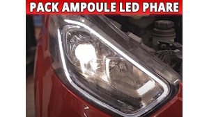 Pack feux de route led + jour Ford Transit Custom