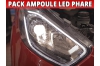 pack led feux de jour route xenon Ford Transit Custom