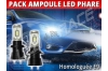 Pack led phare croisement route pour Mazda MX-5 - NC - Homologation E9