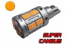 Ampoule Led T15 W16W -Leds 3030 Philips - Orange - canbus sans erreur