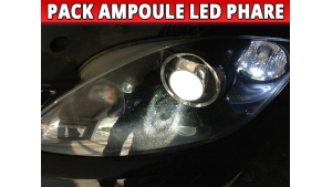 Pack 2 Micro Ampoules LED Phare pour Seat Leon 2 (1P)