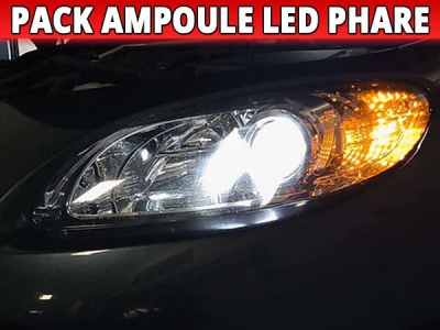 Pack led phare croisement route pour Mazda MX-5 - NC - Homologation E9