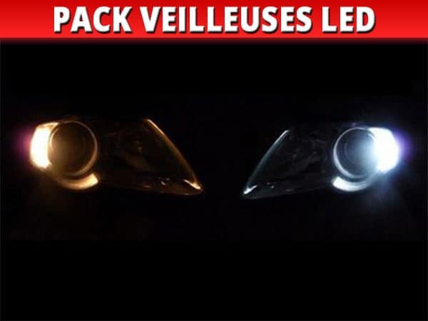 Pack 2 ampoules phares à LED H4 double intensité pour Mercedes Classe E W124