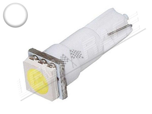 BeiLan Ampoules LED T5 1 ampoule LED SMD 5050 et T10 5 LED SMD 5050 pour  indicateurs de tableau de bord de tableau de bord de tableau de bord de