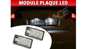 Pack modules led plaque arrière pour Audi A4 B8 - blanc 6000K