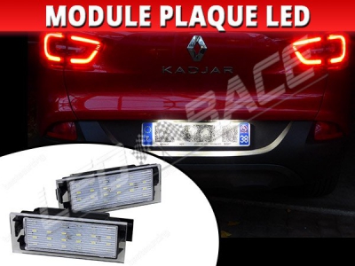 Pour Renault TWINGO 1 Ampoule LED Blanc plaque immatriculation