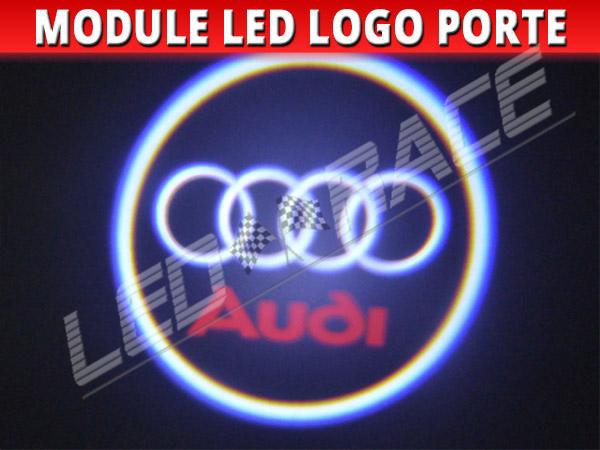 Module éclairage bas de portes logo led S Line pour Audi