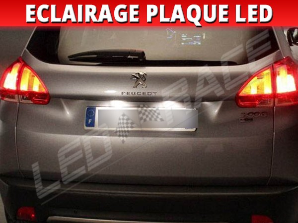 Plaque arrière Peugeot