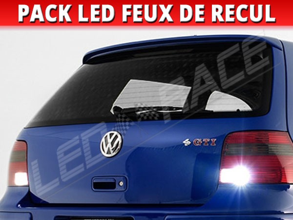 2 ampoules à LED T15 w16w BLANC pour les feux de recul Volkswagen Golf 6 7