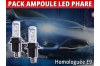 Phares led H4 Citroën C2