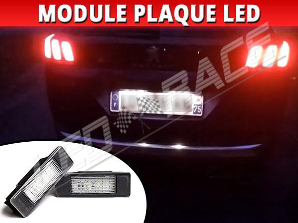 Pack modules led plaque arrière pour Audi A4 B7 blanc 6000K