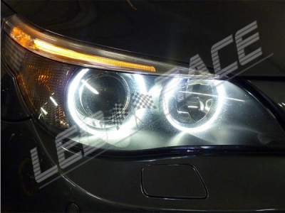 Pack Leds angel eyes (anneaux) pour BMW Serie 5 (E60 - E61) Phase