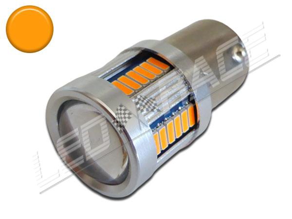 2 Ampoules Clignotant Orange BA15S S25 1 Plot Ambrée Homologué CE :  : Auto et Moto