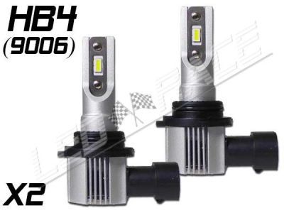 Pack 2 Ampoules led phare ventilées HB4 9006 Anti-erreur ODB 6000K E9