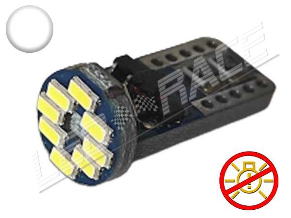 W5W LED T10 - CANBUS - Anti erreur ODB - Blanc