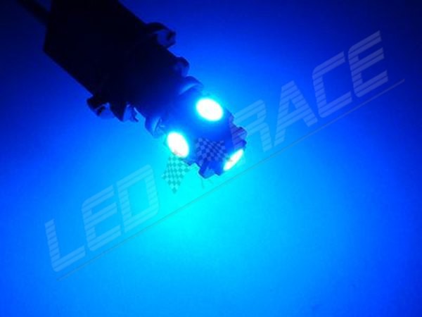 AMPOULE LED - W5W - 5 LEDS - BLEU - 24V - 10W