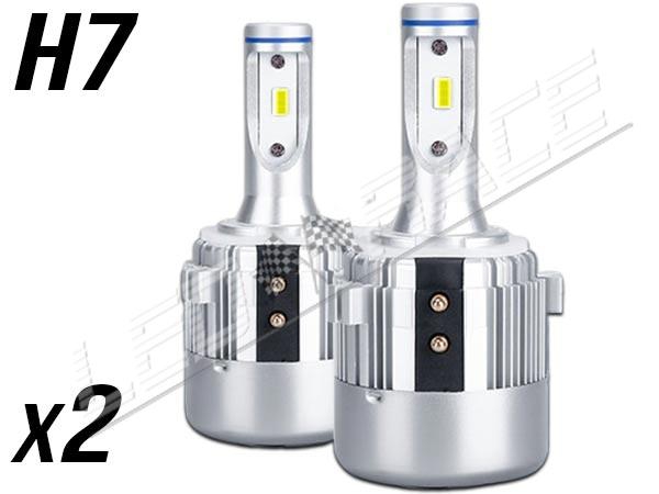 Pack 2 Ampoules led phare ventilées H7 - Super Canbus - 6000K
