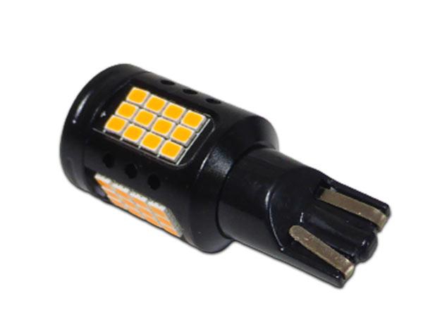 Ampoule à 24 led orange T15 W16W 12V 24V EVOLED® pour clignotant