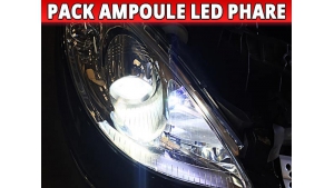 Pack Ampoules LED Phares Homologuées E9 pour Mercedes Classe A W168